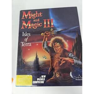 Might and Magic III: Isles of Terra (Big Box) (Mac 3.5", 1991) [COMPLETE]